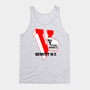 Victory Market Former Dewitt NY Grocery Store Logo Tank Top